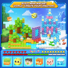 Toyvimo Magnetic Blocks ice world entrance invites creative world-building and STEM-based play.
