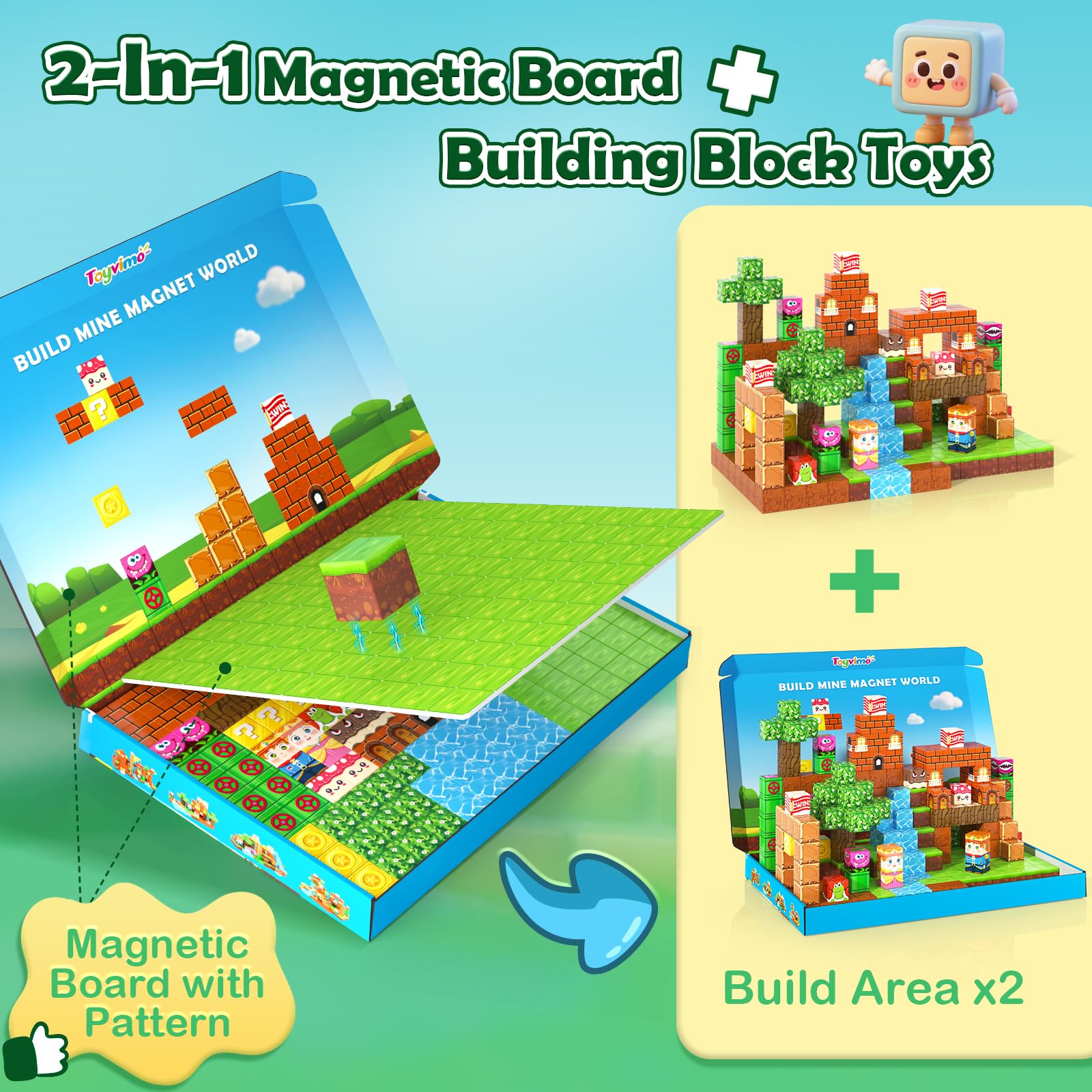 Toyvimo Montessori STEM toy helps kids build and learn