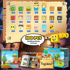 Toyvimo safe ABS material with smooth edges for worry-free crafting.