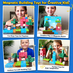 Toyvimo strong magnets keep sturdy structures during tall-build play.