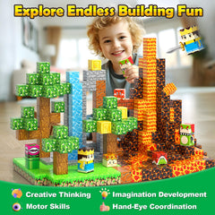 Toyvimo vibrant colors inspire imaginative construction and repeated play.
