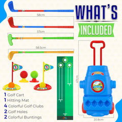 ToyVelt Toddler Golf Set balls: soft and safe for indoor play.