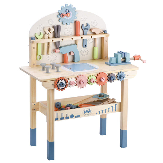 Toywoo tool bench with hammer to inspire hands-on play and motor skills