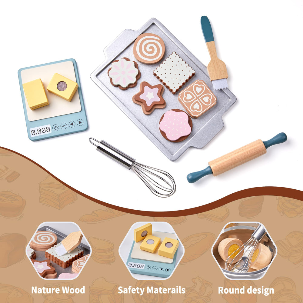 Toywoo cutting toys with safe edges help develop hand-eye coordination.