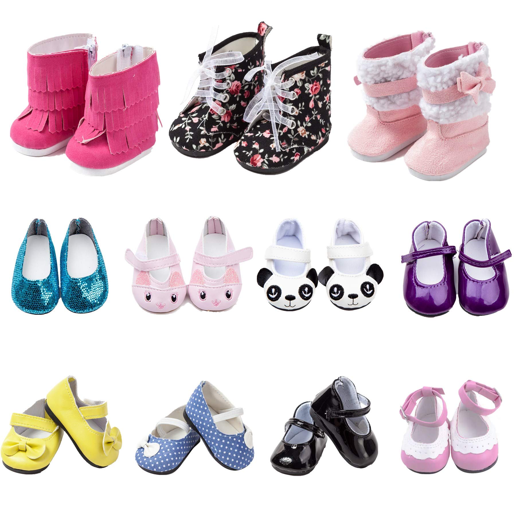 TOYYSB leather shoes in various colors, versatile for daily play outfits.