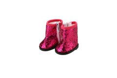 TOYYSB patent ballet flats for dolls, stylish options for daily pretend outfits.