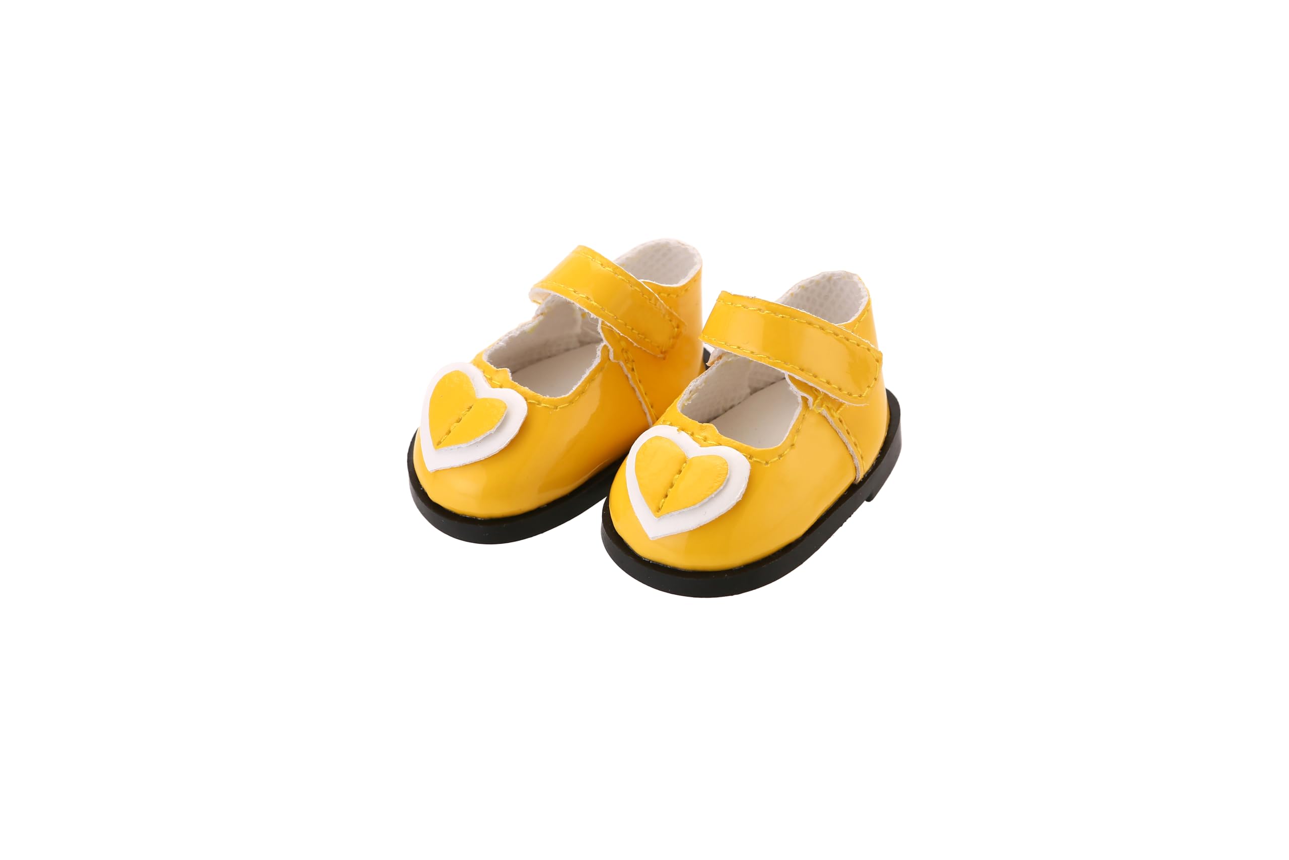TOYYSB Velcro-strap shoes for dolls, quick dressing and secure fit.