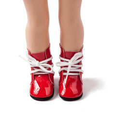 TOYYSB brown boot doll shoes for outdoor story play