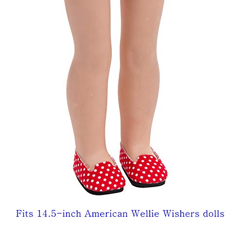 TOYYSB glitter dressy doll shoes add stylish flair to pretend adventures