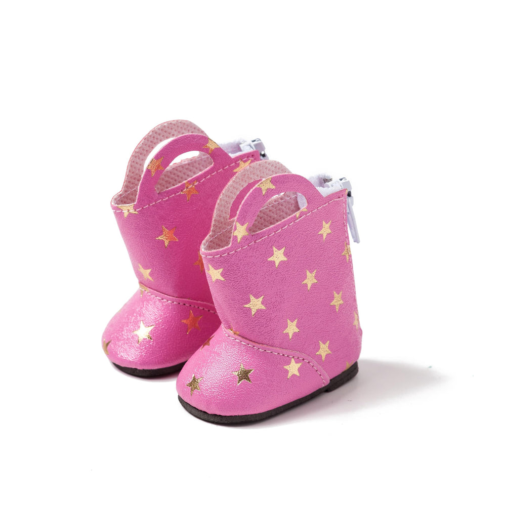 TOYYSB white boot doll shoes offering versatile look for Wellie Wishers
