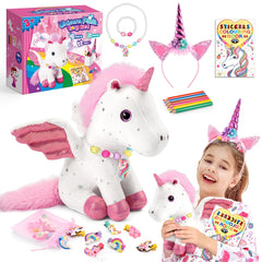 Toyze 21-piece unicorn gift set: plush unicorn for cozy playtime and bedtime snuggles.