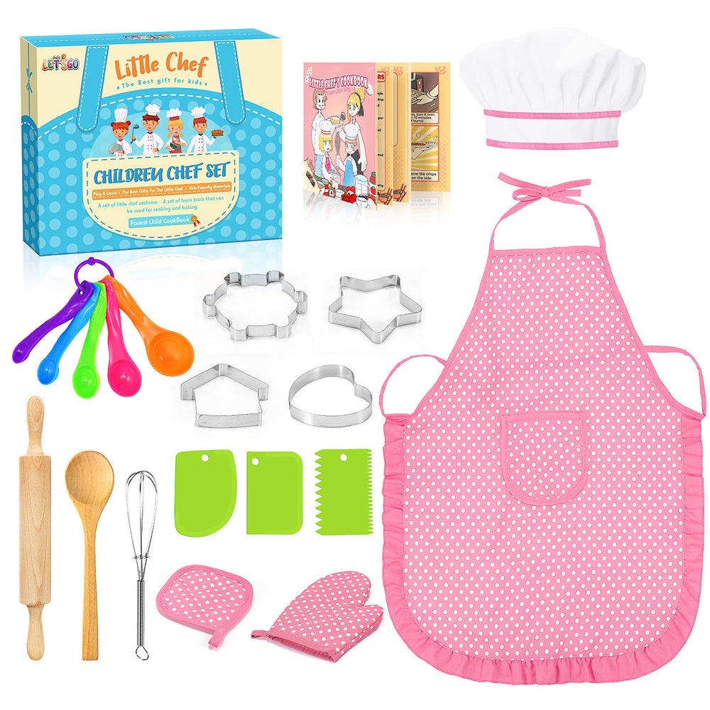 Toyze birthday gift apron for girls, child-friendly presentation inviting family baking.
