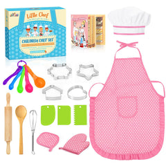 Toyze birthday gift apron for girls, child-friendly presentation inviting family baking.