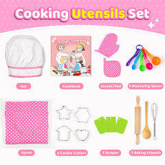 Toyze kids apron with adjustable ties for a secure fit.