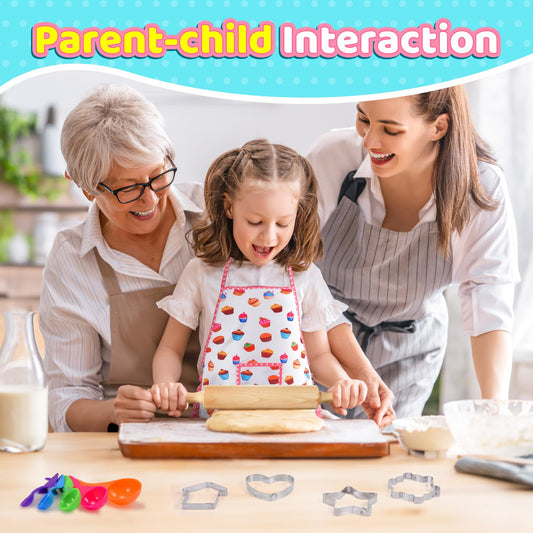 Toyze kids chef hat enables fun role play and safe kitchen pretend play.