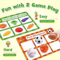 Toyze Montessori sensory toys 48 miniatures invite tactile play and fine motor exploration.