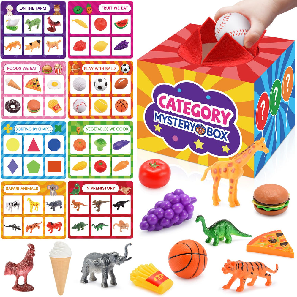 Toyze Montessori sensory toy 58-piece learning kit for engaging sorting and early math practice.