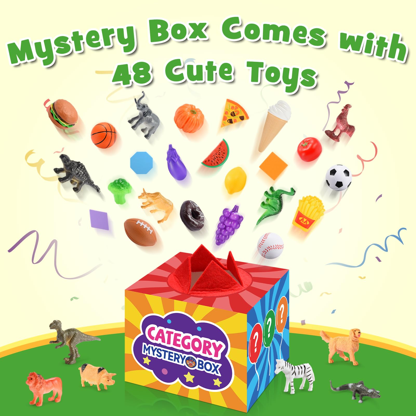 Toyze Montessori sensory toys durable storage box keeps play organized for travel.