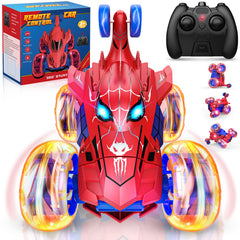 Toyze remote control car front view shows vibrant design for outdoor play.
