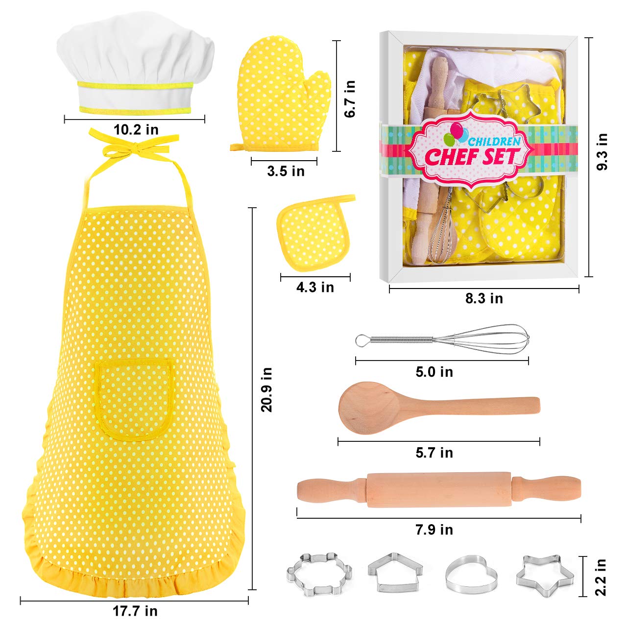 Toyze Rolling Pin sized for little bakers to roll dough easily
