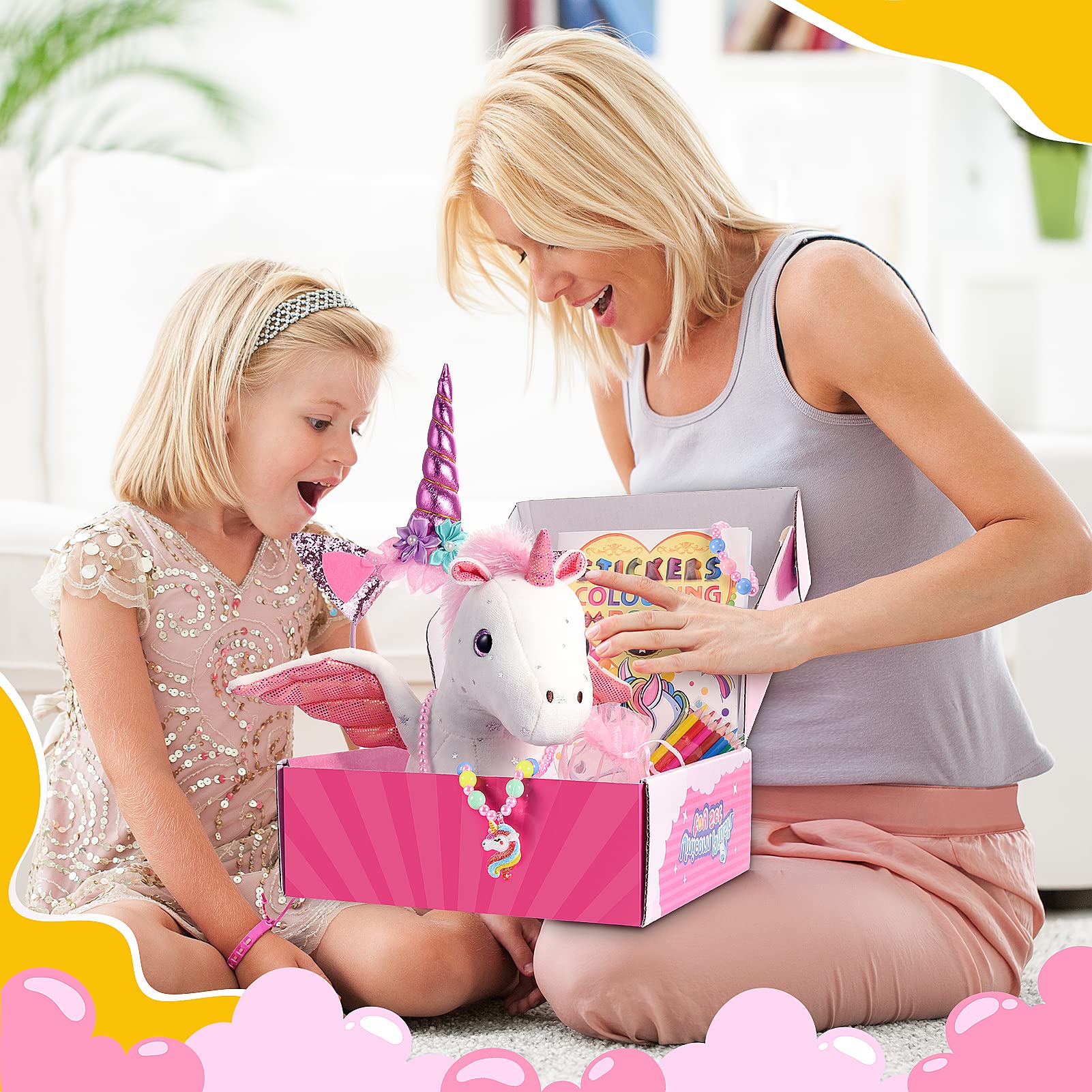 Toyze unicorn bracelet: complements dress-up looks and social play.