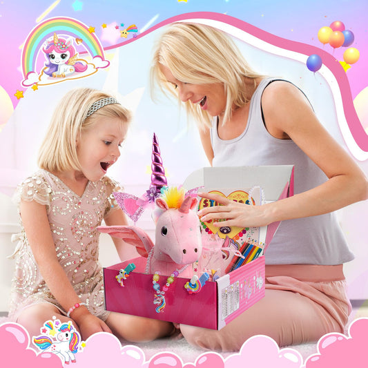 Toyze unicorn gift set coloring book for screen-free creativity and storytelling