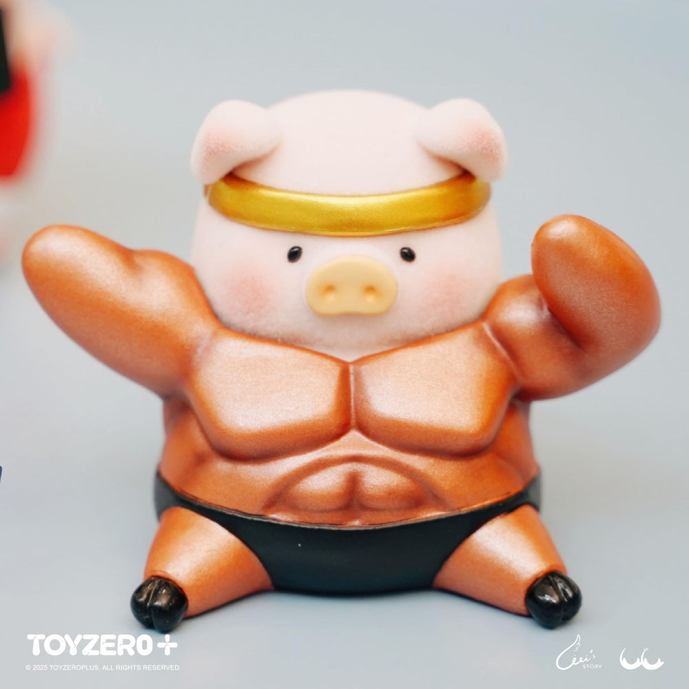 TOYZERO+ Lulu blind box height 6–7 cm, compact display.