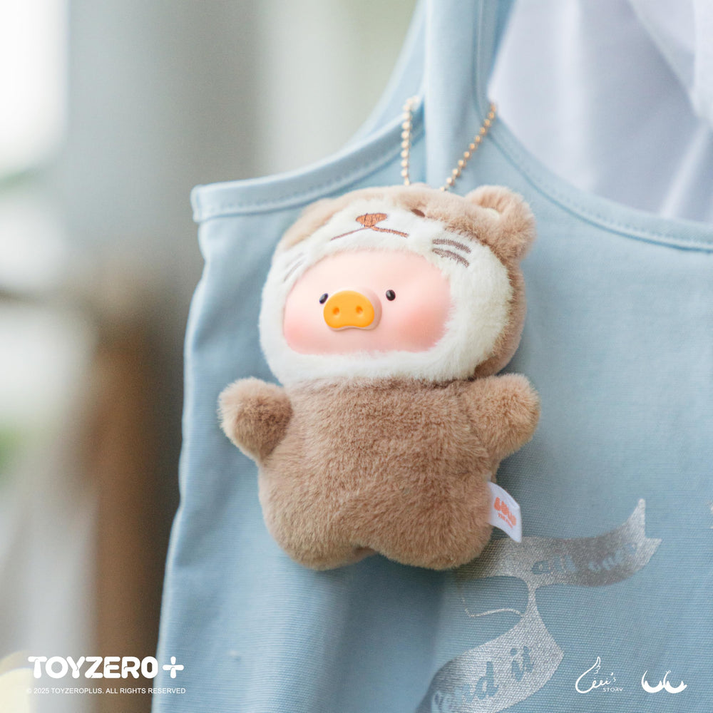 TOYZERO+ Lulu the Piggy plush figure for desk decor