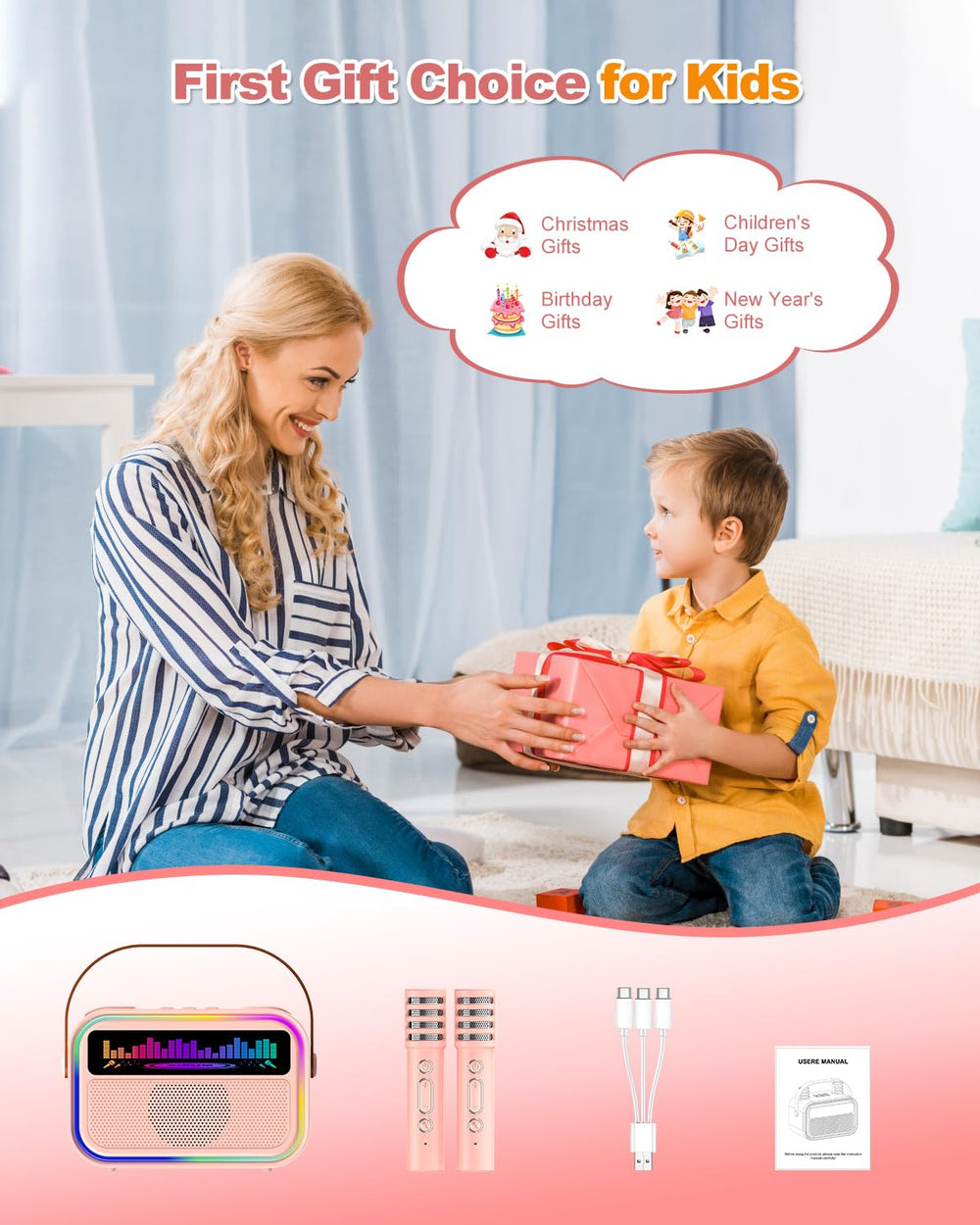 TOZDTO portable design for quick setup anywhere in the home.