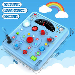 Tozuoup Busy Board-travel-compact fits in a diaper bag for trips