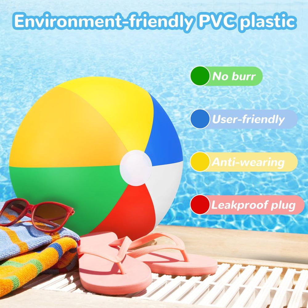TPCHOIE bulk beach ball set supports group games and gatherings.