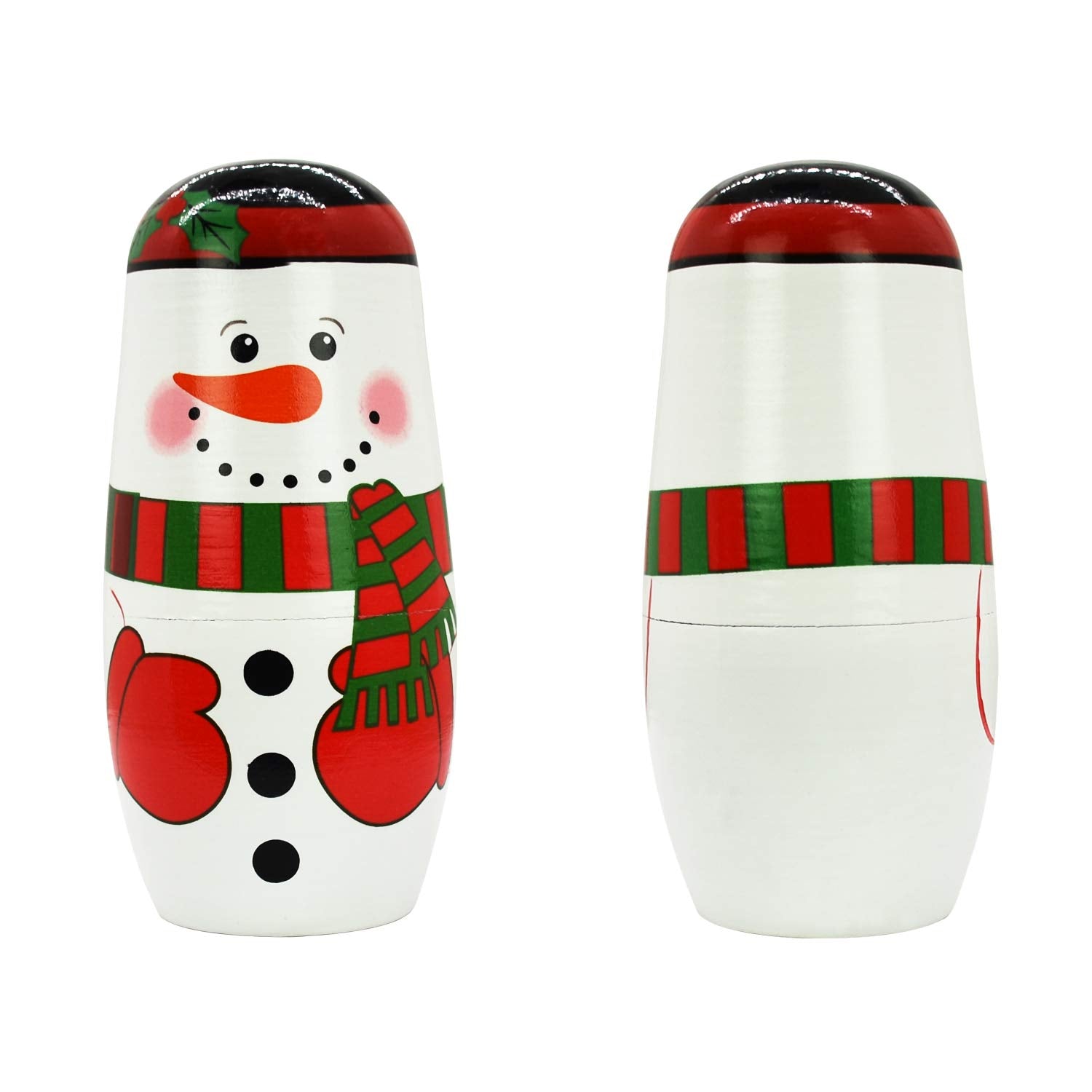 Tphon nesting dolls with rabbit pattern for storytelling and display