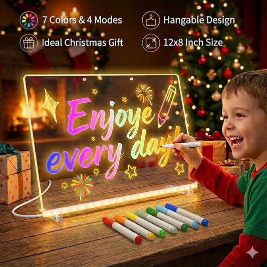 TPwsd LED Note Board with 4 dynamic modes inspires creative doodling.