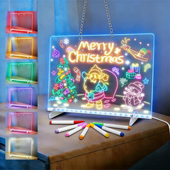 TPwsd LED Note Board with 7 colors for vibrant art sessions.