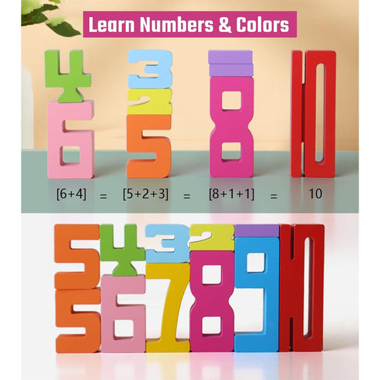 Close-up of TPwsd number blocks digits for tactile counting and manipulation