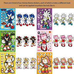 TQDGTOY Make-a-face character 2 sticker close-up, ideal for gift decorating.