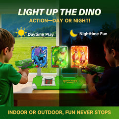 Tqeieu Dino claw launcher boosts action-packed play sessions.