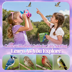 Tqeieu unicorn binoculars wings side profile suited for small hands