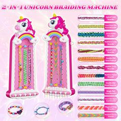 Tqeieu unicorn bracelet loom stand keeps threads organized during crafting