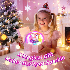 Tqeieu Unicorn Hover Soccer Ball packaging ready for gifting