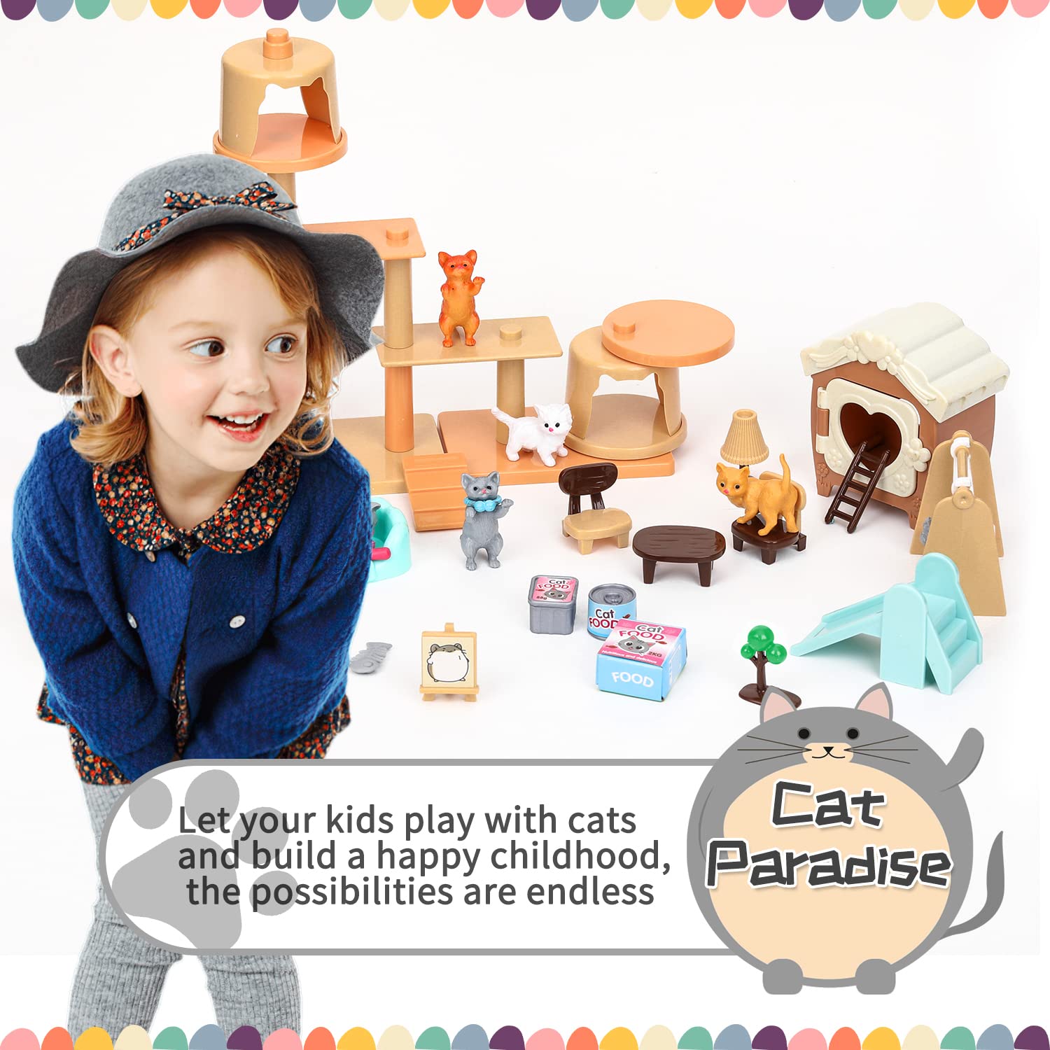 TQQFUN pet care center accessories—kid-friendly props support creative role play.