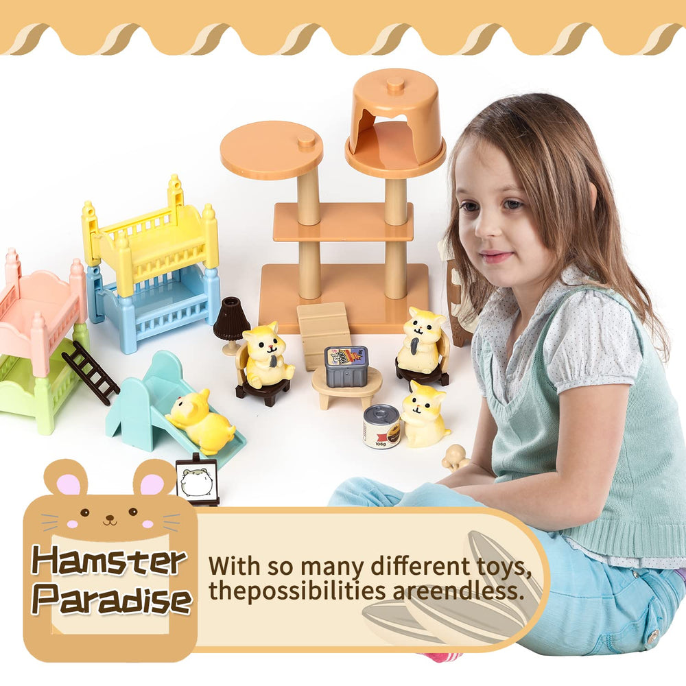 TQQFUN pet care center with detailed accessories for lifelike role-play.