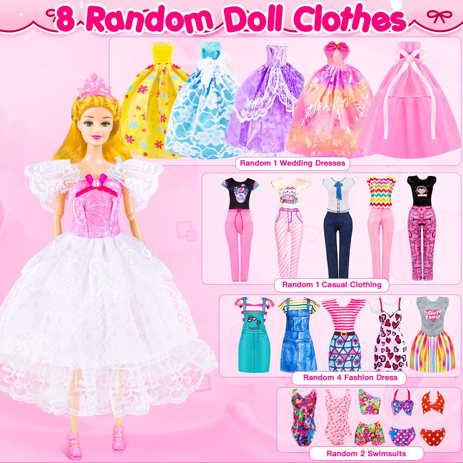 TQRAZ dress-up accessories pack encourages mix-and-match fashion play.