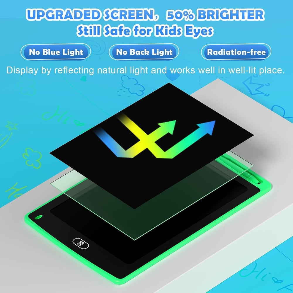 TQU erase button and lock switch on the front of the tablet