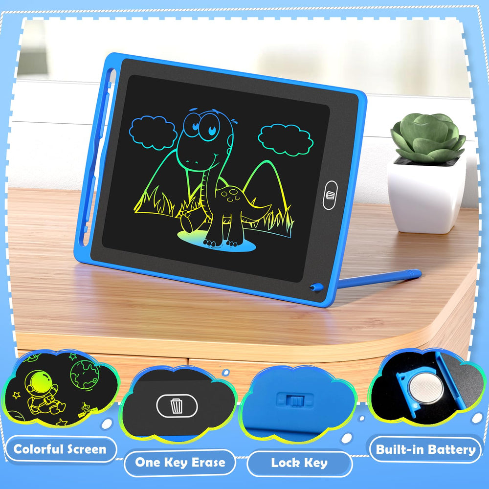TQU kids LCD writing tablet yellow doodle board easy erase