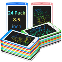 TQU LCD writing tablet kids front view with colorful doodle board for creative drawing