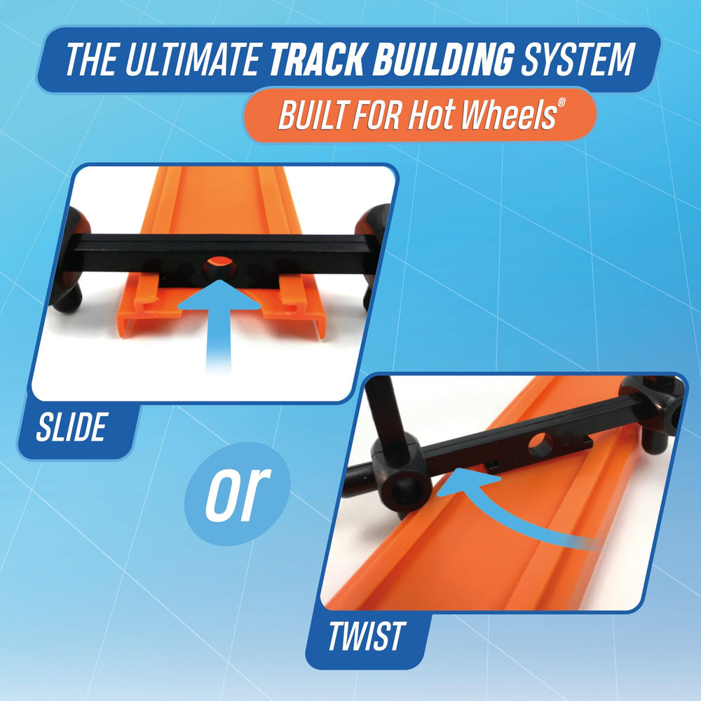 TrackJack compatible with Hot Wheels, expanding car-track play options