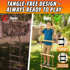 Trailblaze 6ft ladder in a playground, inviting active play and imagination