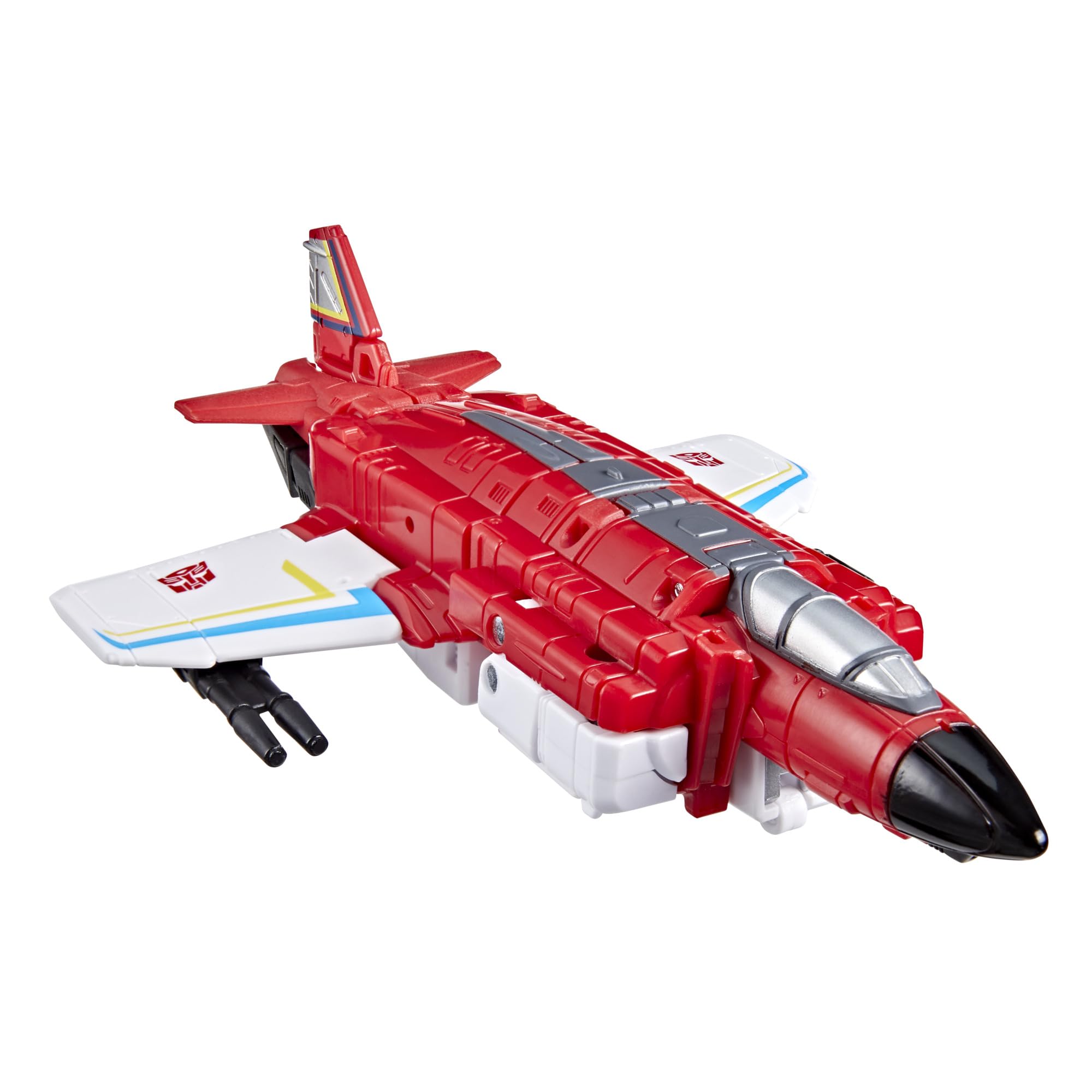Transformers Aerialbot Fireflight in jet mode showing sleek lines and speed.