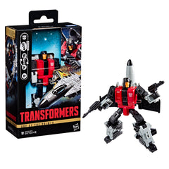 Transformers Aerialbot Skydive with blaster accessories ready for action.